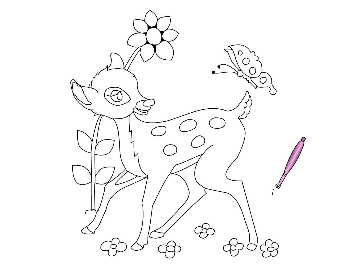 Colour Deer