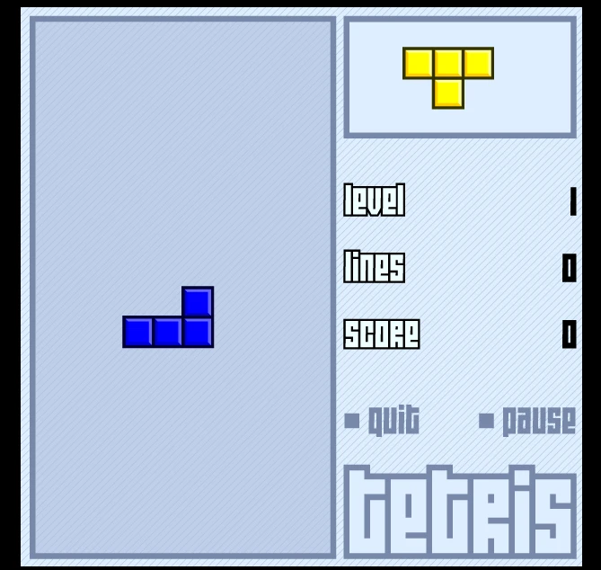 Blue Tetris