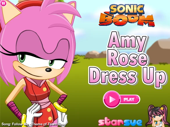 Sonic Boom Amy Rose Dress Up