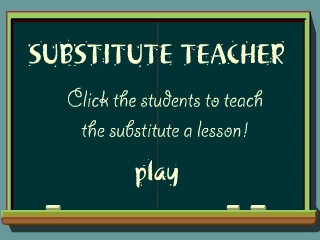 Substitute Teacher